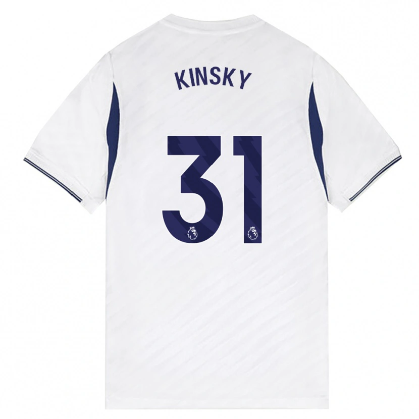 Danxen Men Antonín Kinský #31 White Red Purple Home Jersey 2026/27 T-Shirt