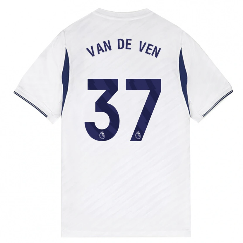 Danxen Men Micky Van De Ven #37 White Red Purple Home Jersey 2026/27 T-Shirt