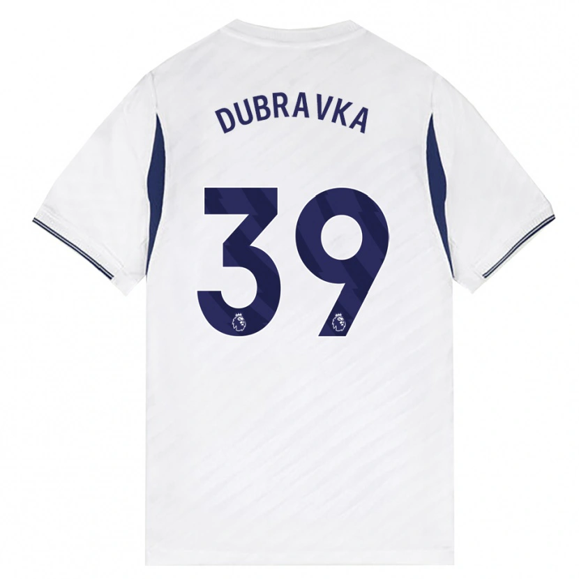 Danxen Men Martin Dúbravka #39 White Red Purple Home Jersey 2026/27 T-Shirt
