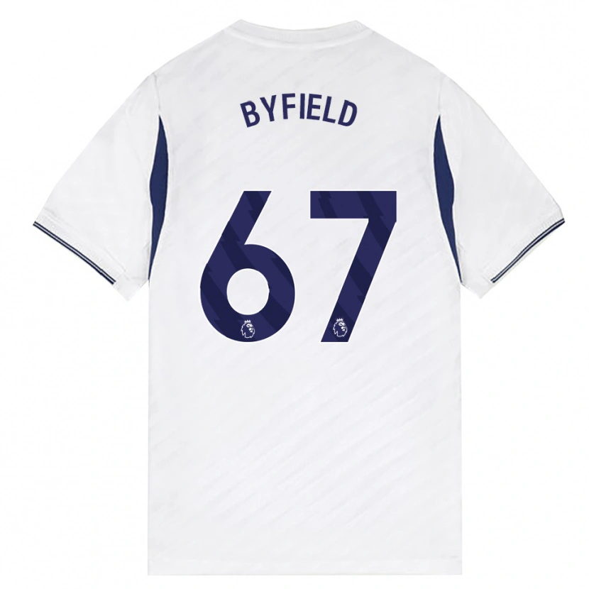 Danxen Men Jun'ai Byfield #67 White Red Purple Home Jersey 2026/27 T-Shirt