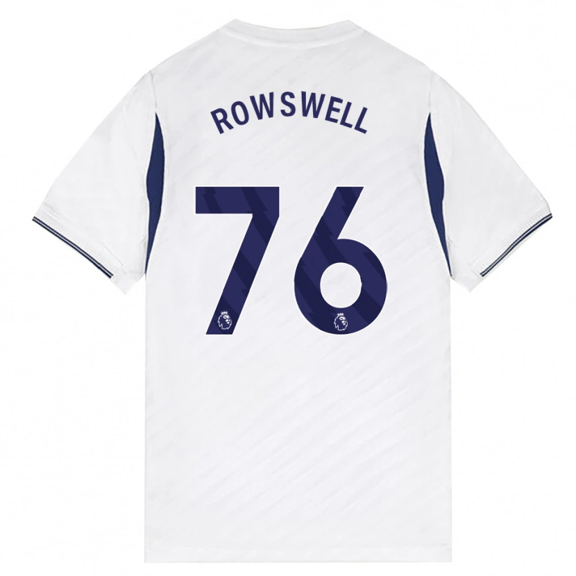 Danxen Men James Rowswell #76 White Red Purple Home Jersey 2026/27 T-Shirt