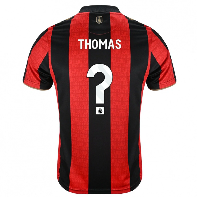 Danxen Men Alfie Thomas #0 Goldenrod Red Black Home Jersey 2026/27 T-Shirt