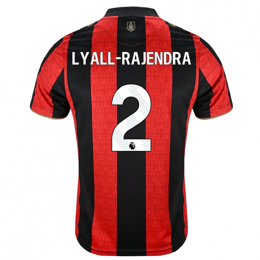 Danxen Men Max Lyall-Rajendra #2 Goldenrod Red Black Home Jersey 2026/27 T-Shirt