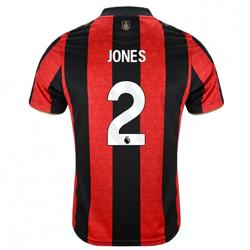 Danxen Men Abby Jones #2 Goldenrod Red Black Home Jersey 2026/27 T-Shirt