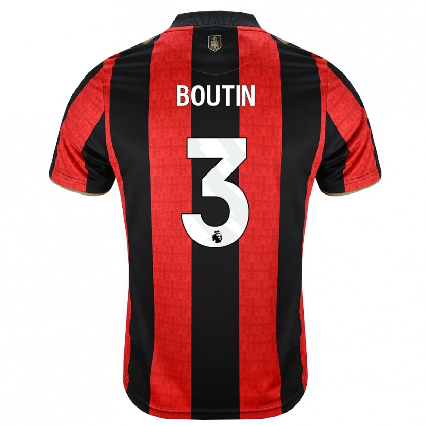 Danxen Men Noa Boutin #3 Goldenrod Red Black Home Jersey 2026/27 T-Shirt