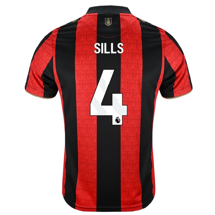 Danxen Men Ethan Sills #4 Goldenrod Red Black Home Jersey 2026/27 T-Shirt