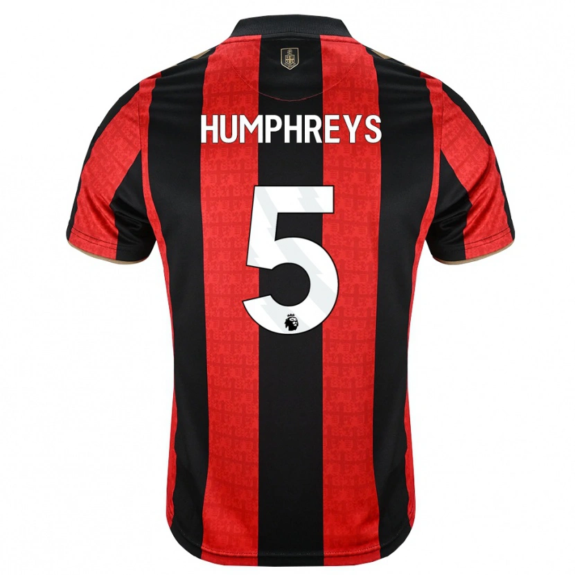 Danxen Men Holly Humphreys #5 Goldenrod Red Black Home Jersey 2026/27 T-Shirt