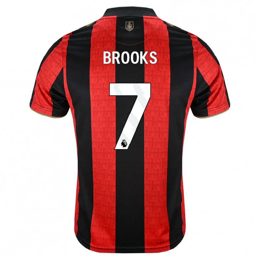 Danxen Men David Brooks #7 Goldenrod Red Black Home Jersey 2026/27 T-Shirt