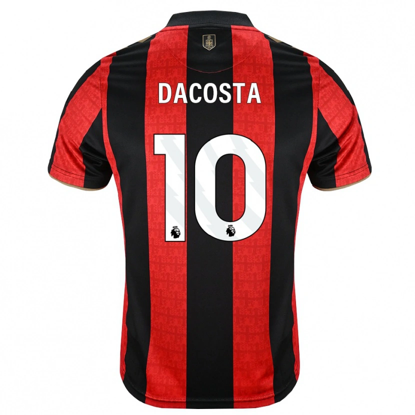 Danxen Men Michael Dacosta #10 Goldenrod Red Black Home Jersey 2026/27 T-Shirt