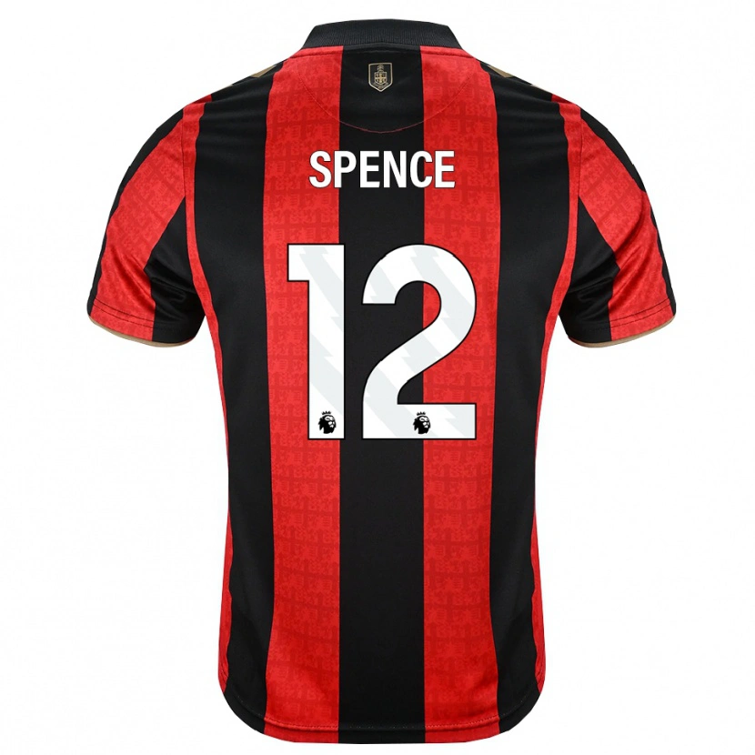 Danxen Men Joe Spence #12 Goldenrod Red Black Home Jersey 2026/27 T-Shirt