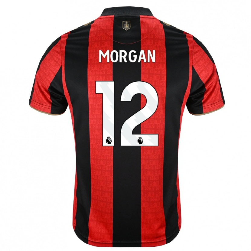 Danxen Men Ollie Morgan #12 Goldenrod Red Black Home Jersey 2026/27 T-Shirt