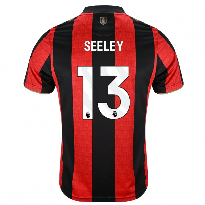 Danxen Men Will Seeley #13 Goldenrod Red Black Home Jersey 2026/27 T-Shirt