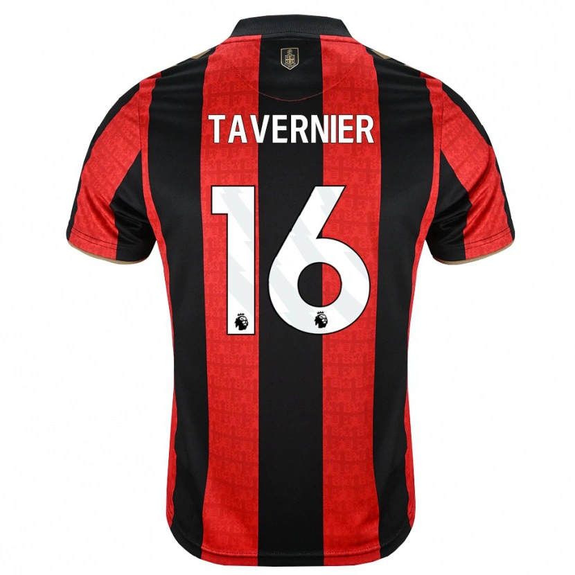 Danxen Men Marcus Tavernier #16 Goldenrod Red Black Home Jersey 2026/27 T-Shirt