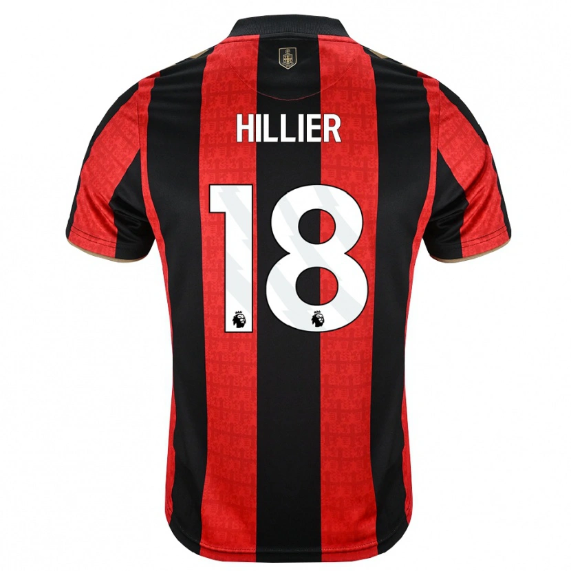 Danxen Men Gemma Hillier #18 Goldenrod Red Black Home Jersey 2026/27 T-Shirt