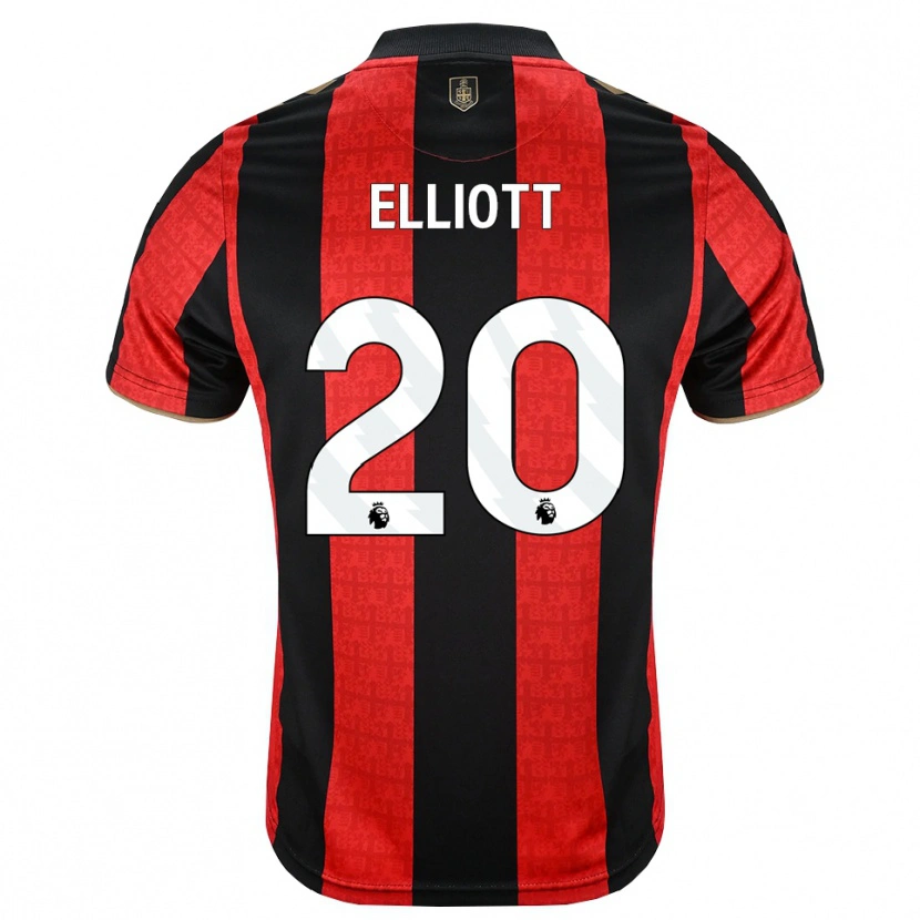 Danxen Men Kaitlyn Elliott #20 Goldenrod Red Black Home Jersey 2026/27 T-Shirt