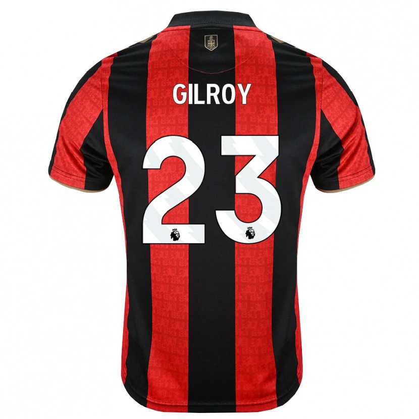 Danxen Men Chloe Gilroy #23 Goldenrod Red Black Home Jersey 2026/27 T-Shirt