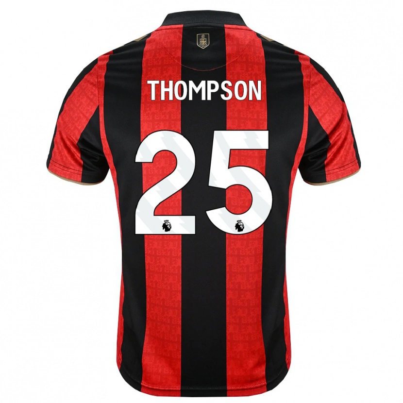 Danxen Men Kenni Thompson #25 Goldenrod Red Black Home Jersey 2026/27 T-Shirt