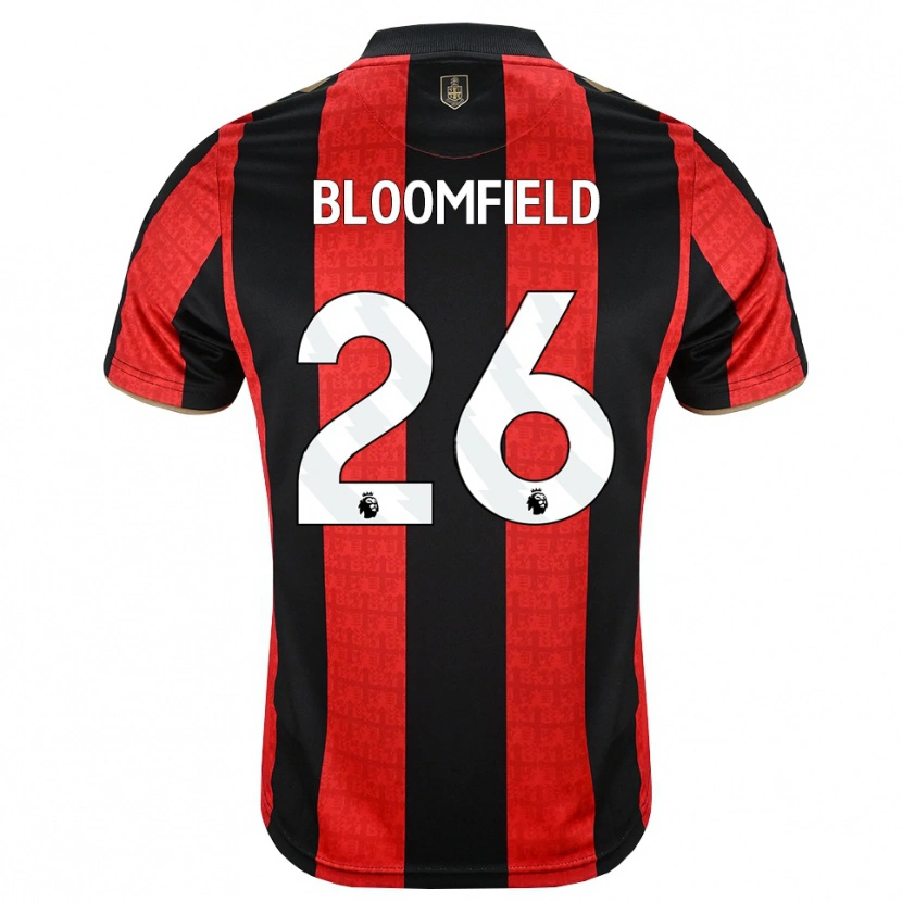 Danxen Men Erin Bloomfield #26 Goldenrod Red Black Home Jersey 2026/27 T-Shirt