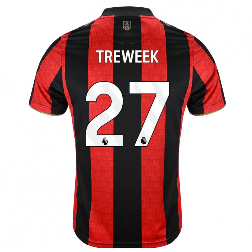 Danxen Men Amber Treweek #27 Goldenrod Red Black Home Jersey 2026/27 T-Shirt