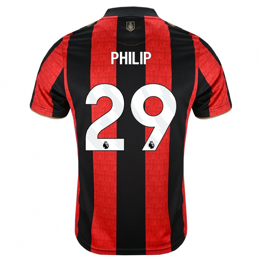 Danxen Men Philip Billing #29 Goldenrod Red Black Home Jersey 2026/27 T-Shirt