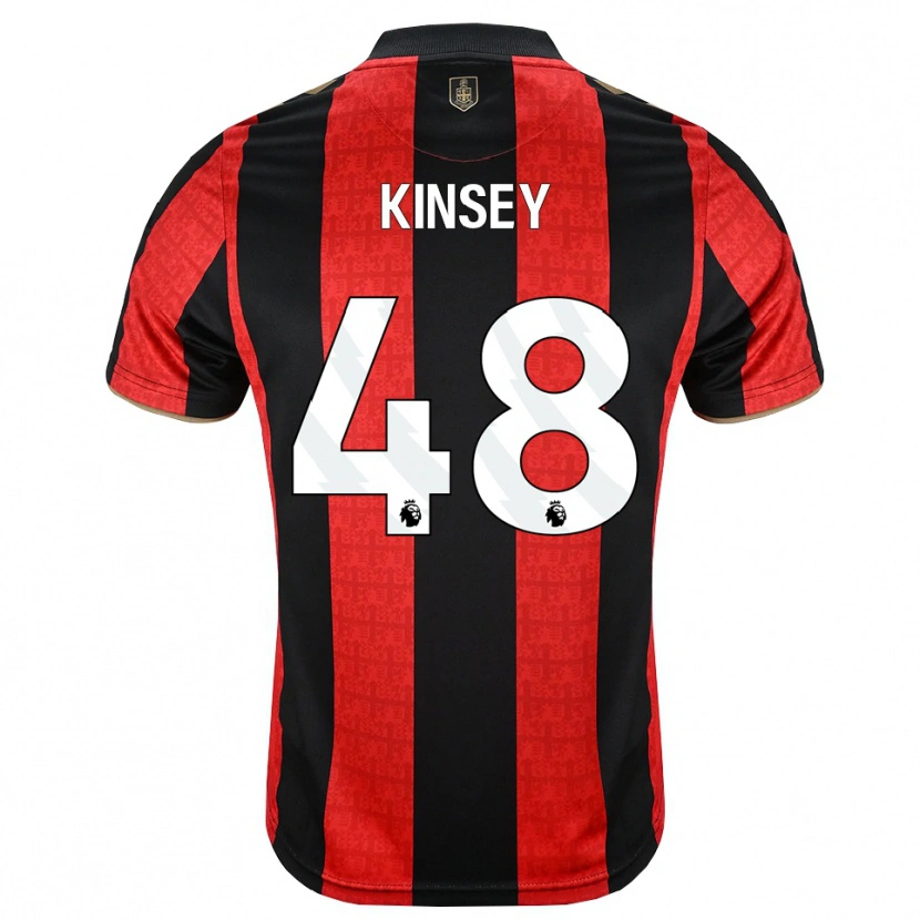 Danxen Men Max Kinsey #48 Goldenrod Red Black Home Jersey 2026/27 T-Shirt