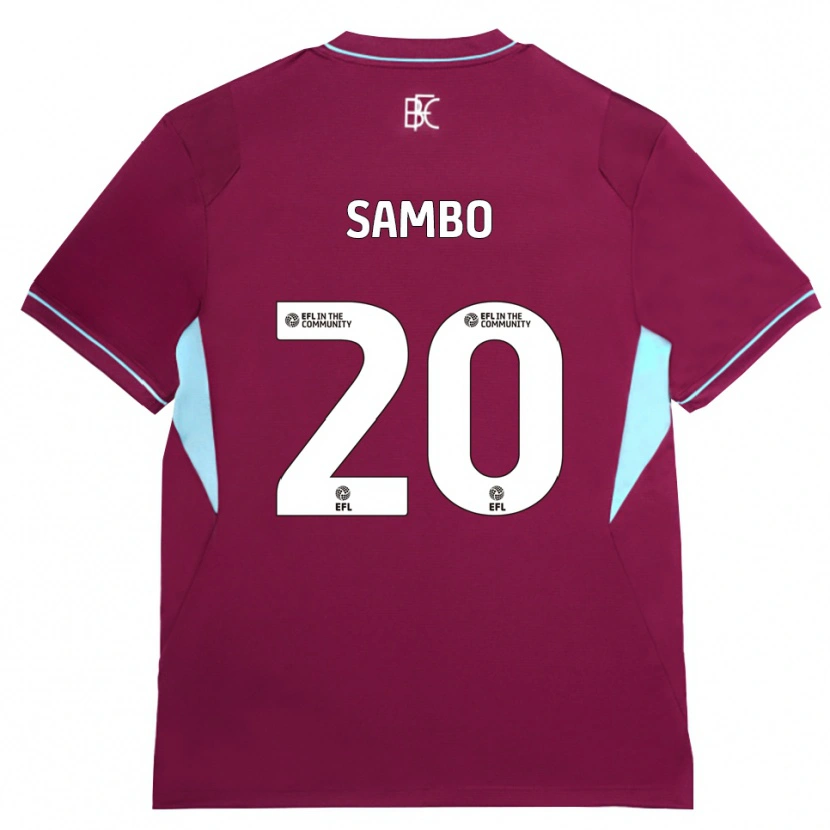 Danxen Men Shurandy Sambo #20 Burgundy Green Home Jersey 2026/27 T-Shirt