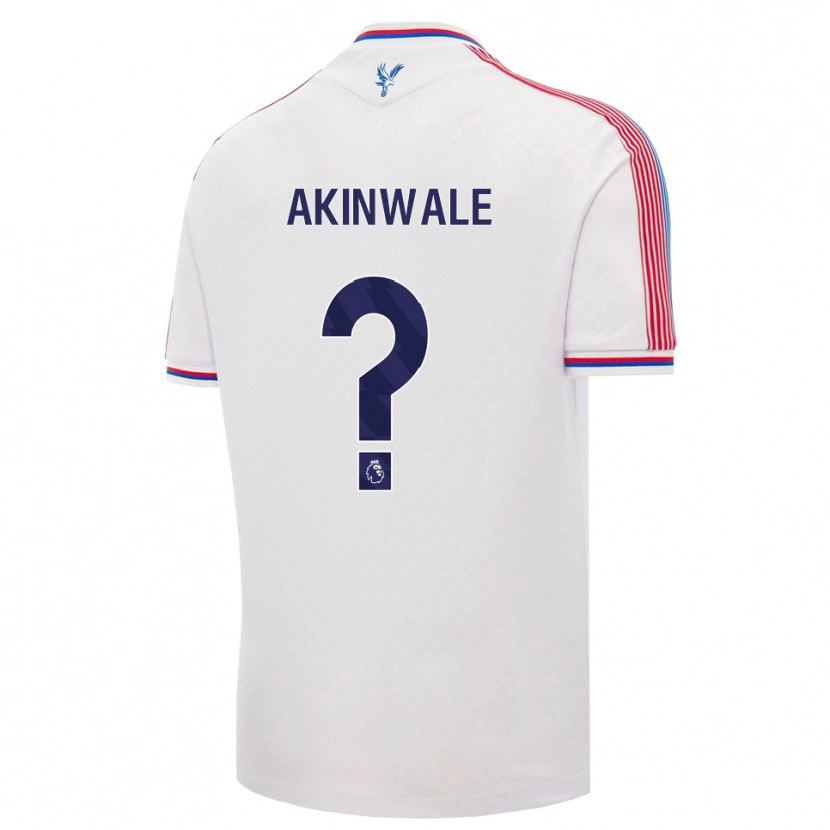 Danxen Men Victor Akinwale #0 White Red Blue Home Jersey 2026/27 T-Shirt