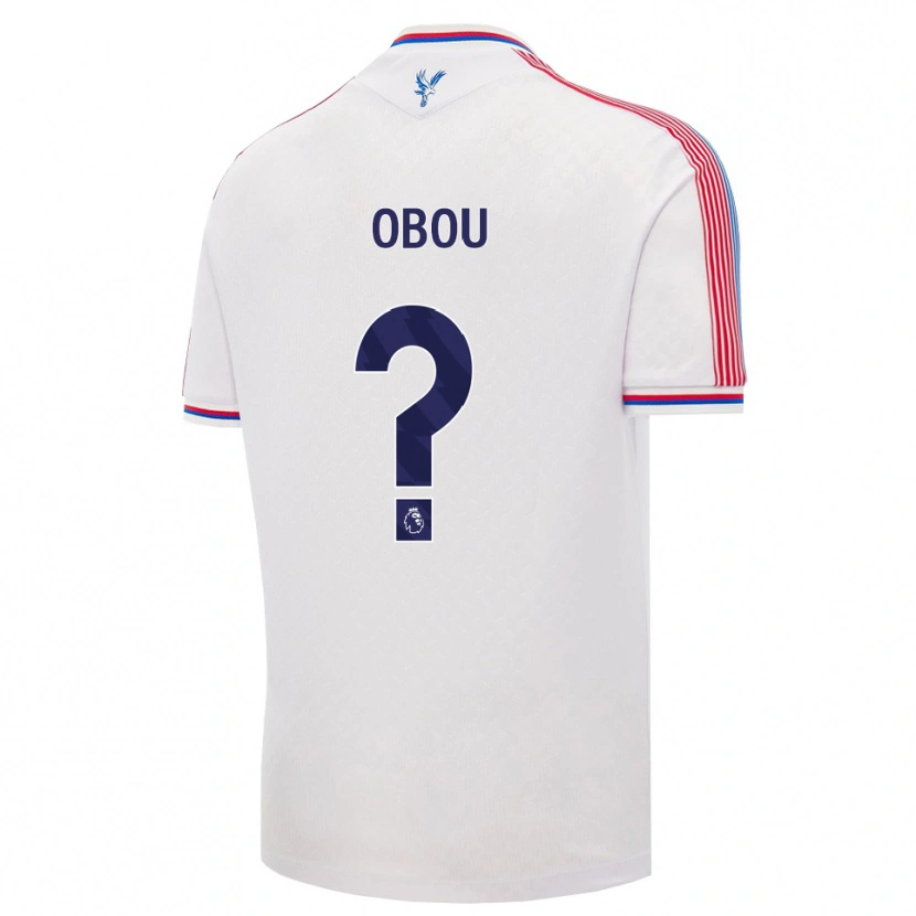 Danxen Men David Obou #0 White Red Blue Home Jersey 2026/27 T-Shirt