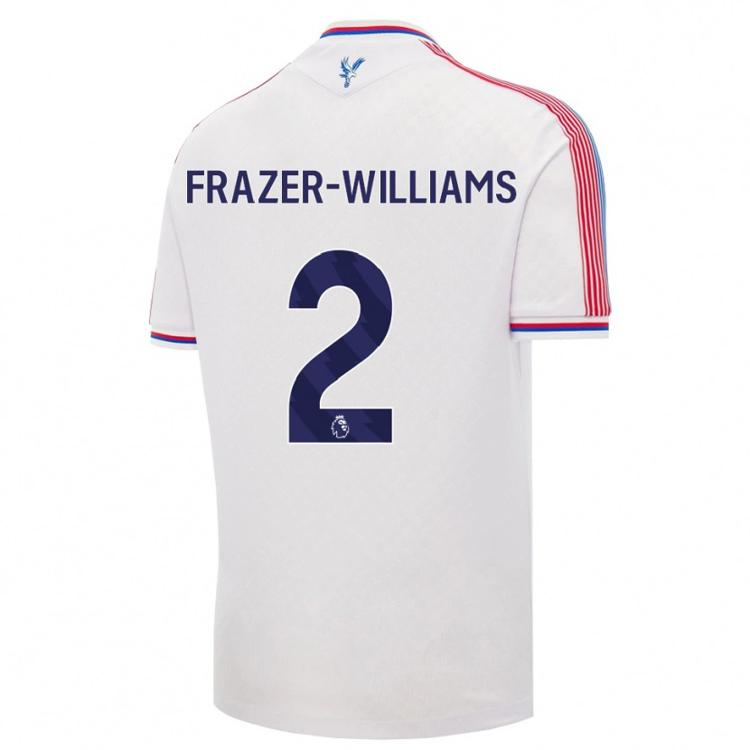 Danxen Men Khyan Frazer-Williams #2 White Red Blue Home Jersey 2026/27 T-Shirt