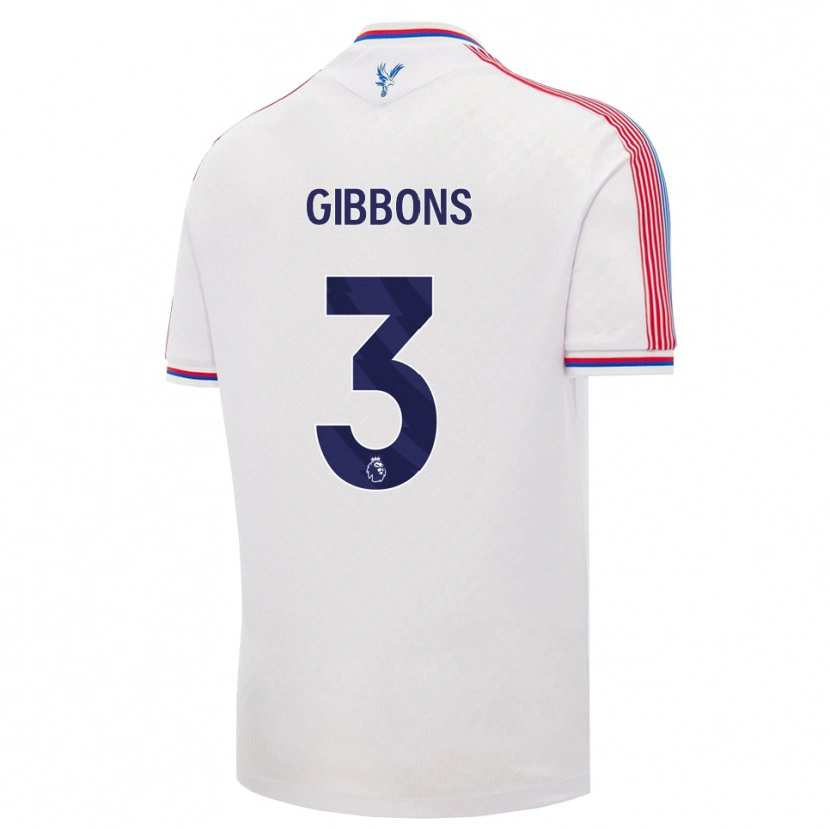 Danxen Men Felicity Gibbons #3 White Red Blue Home Jersey 2026/27 T-Shirt