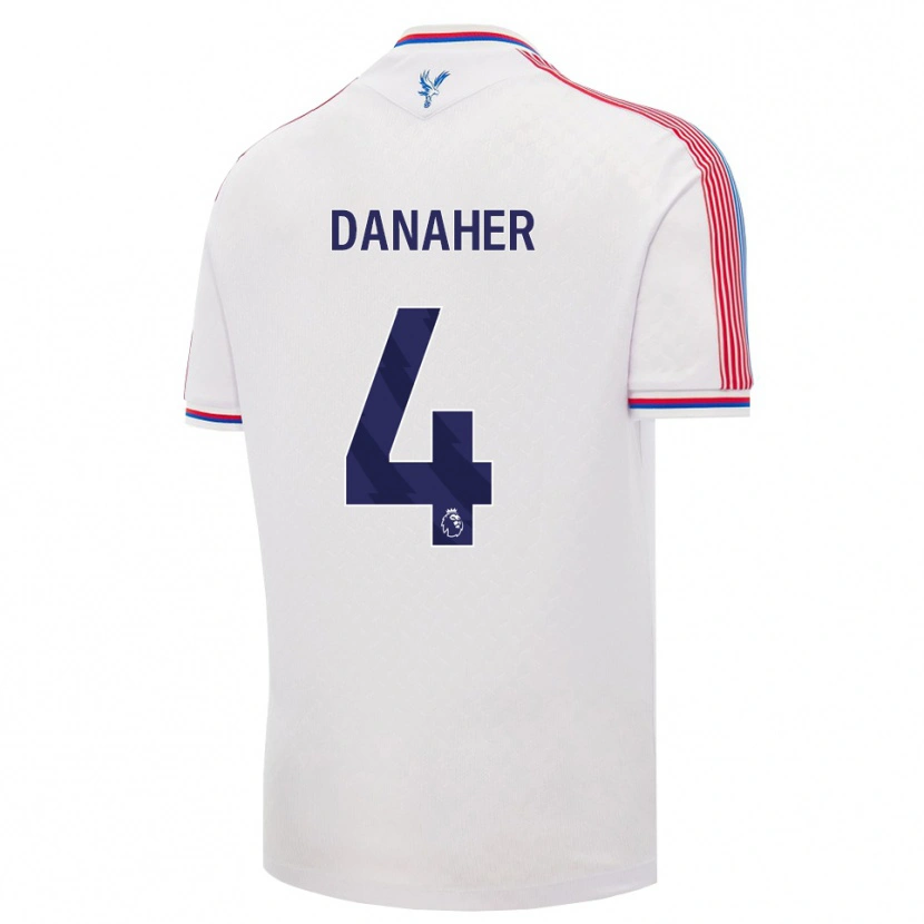 Danxen Men Euan Danaher #4 White Red Blue Home Jersey 2026/27 T-Shirt
