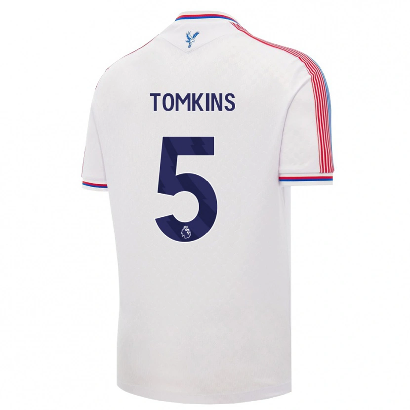 Danxen Men James Tomkins #5 White Red Blue Home Jersey 2026/27 T-Shirt