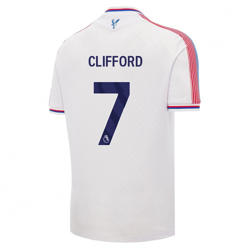 Danxen Men Charley Clifford #7 White Red Blue Home Jersey 2026/27 T-Shirt