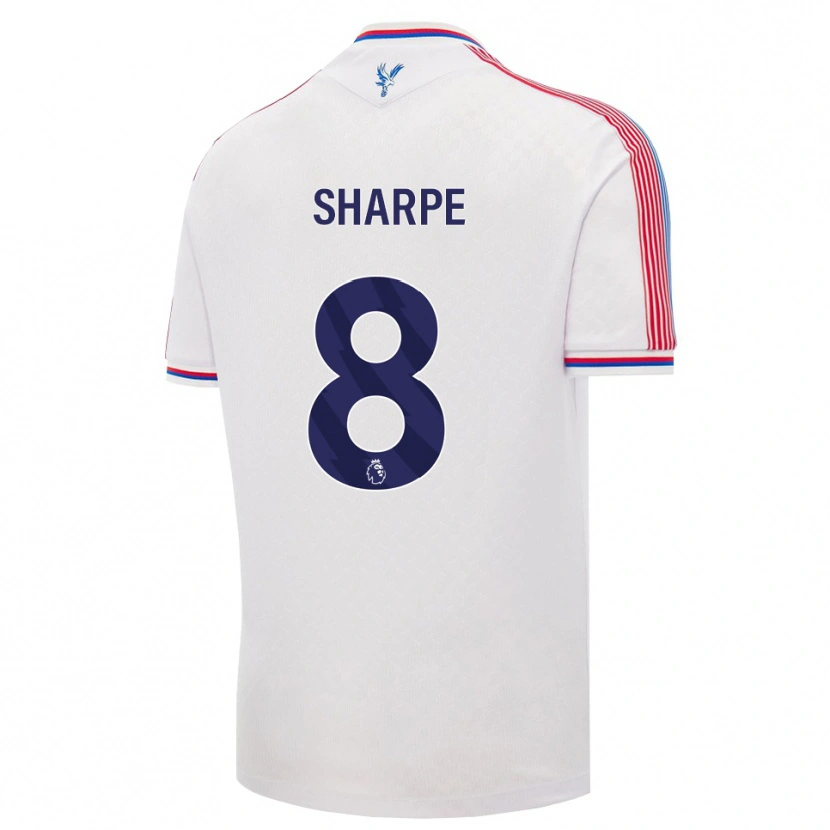 Danxen Men Molly-Mae Sharpe #8 White Red Blue Home Jersey 2026/27 T-Shirt