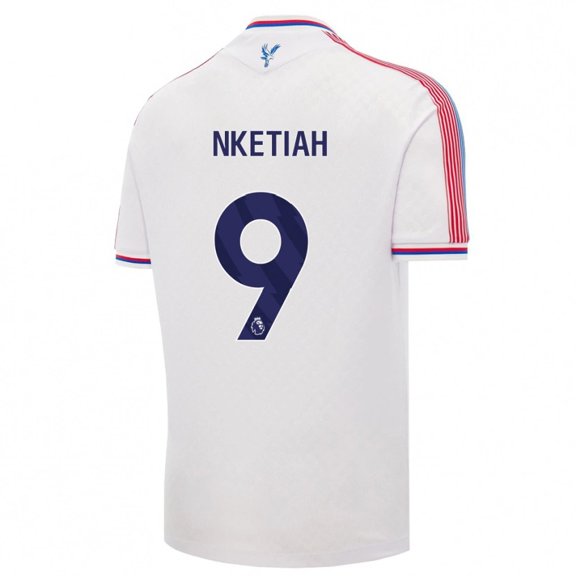 Danxen Men Eddie Nketiah #9 White Red Blue Home Jersey 2026/27 T-Shirt