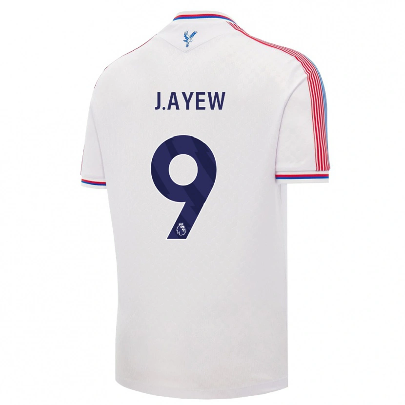 Danxen Men Jordan Ayew #9 White Red Blue Home Jersey 2026/27 T-Shirt