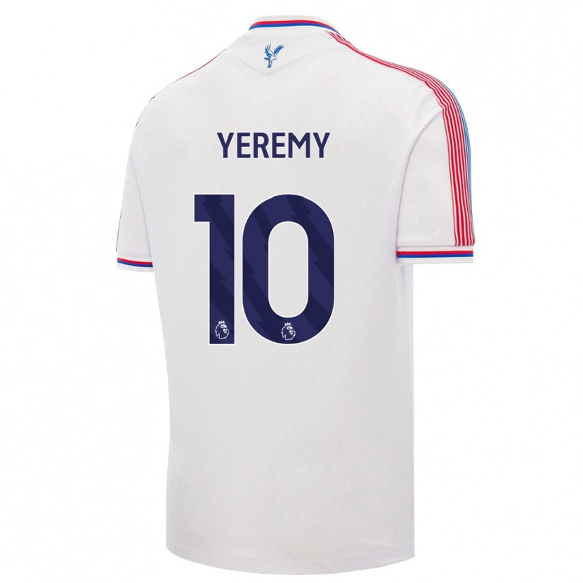 Danxen Men Yéremy Pino #10 White Red Blue Home Jersey 2026/27 T-Shirt