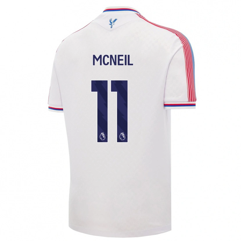 Danxen Men Dwight Mcneil #11 White Red Blue Home Jersey 2026/27 T-Shirt