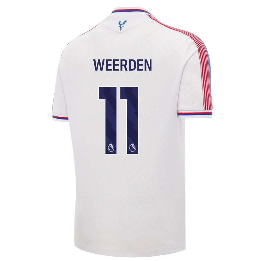 Danxen Men Ashleigh Weerden #11 White Red Blue Home Jersey 2026/27 T-Shirt