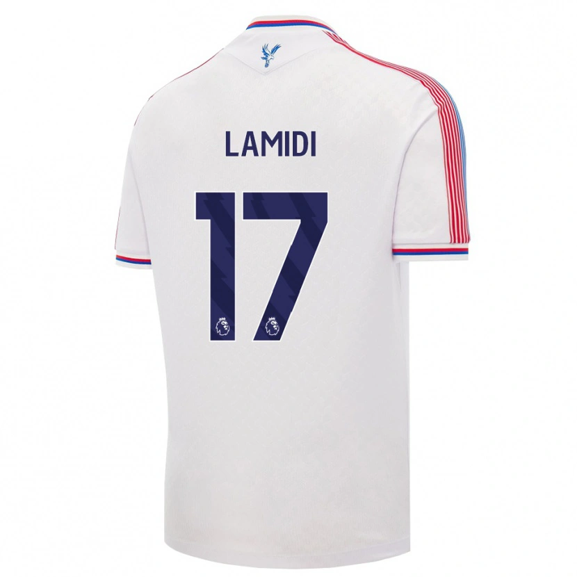 Danxen Men Oladotun Lamidi #17 White Red Blue Home Jersey 2026/27 T-Shirt