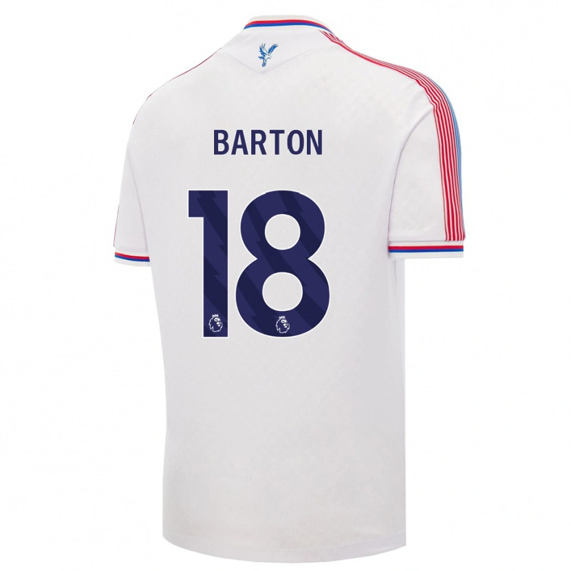 Danxen Men Kirsty Barton #18 White Red Blue Home Jersey 2026/27 T-Shirt