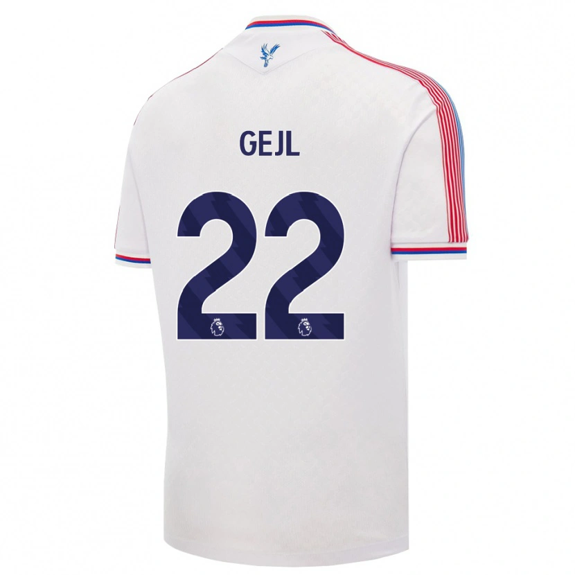 Danxen Men Mille Gejl #22 White Red Blue Home Jersey 2026/27 T-Shirt