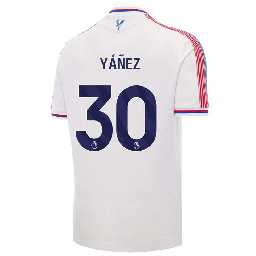 Danxen Men Shae Yáñez #30 White Red Blue Home Jersey 2026/27 T-Shirt