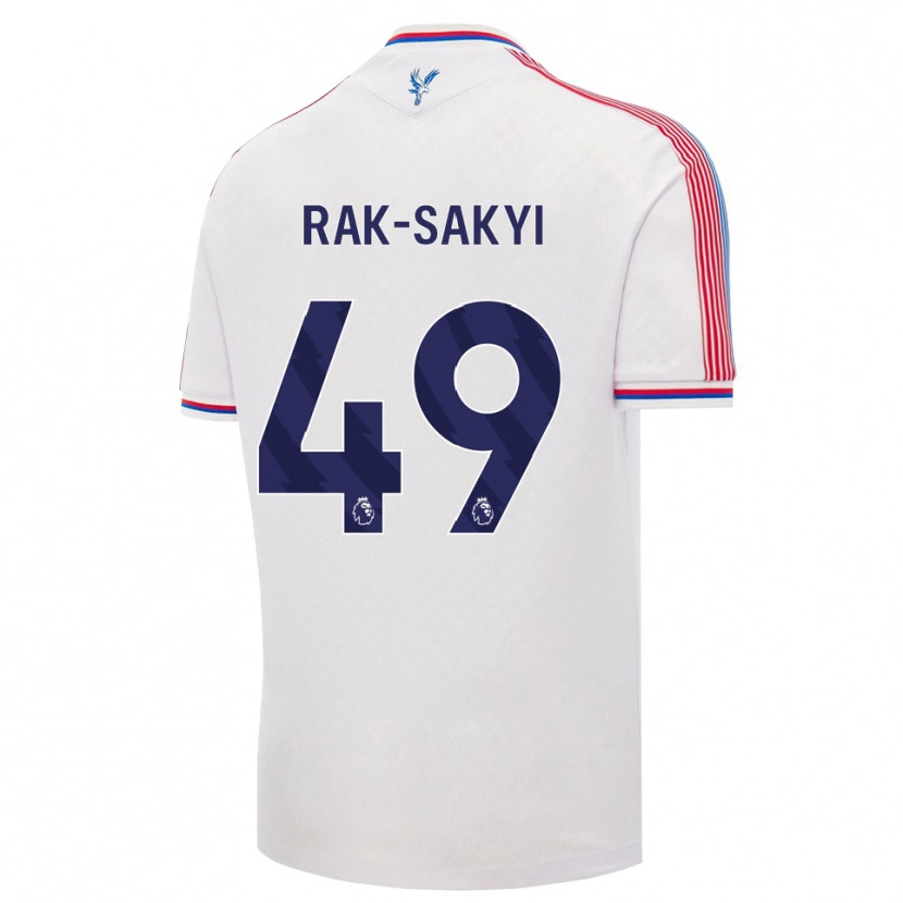 Danxen Men Jesurun Rak-Sakyi #49 White Red Blue Home Jersey 2026/27 T-Shirt