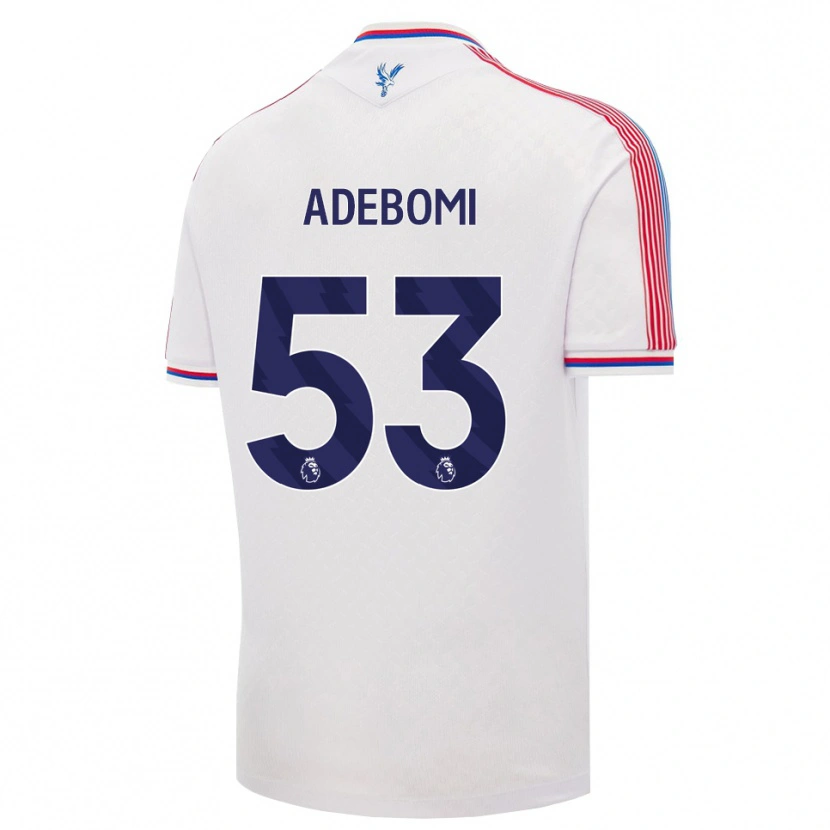 Danxen Men Ademola Ola Adebomi #53 White Red Blue Home Jersey 2026/27 T-Shirt