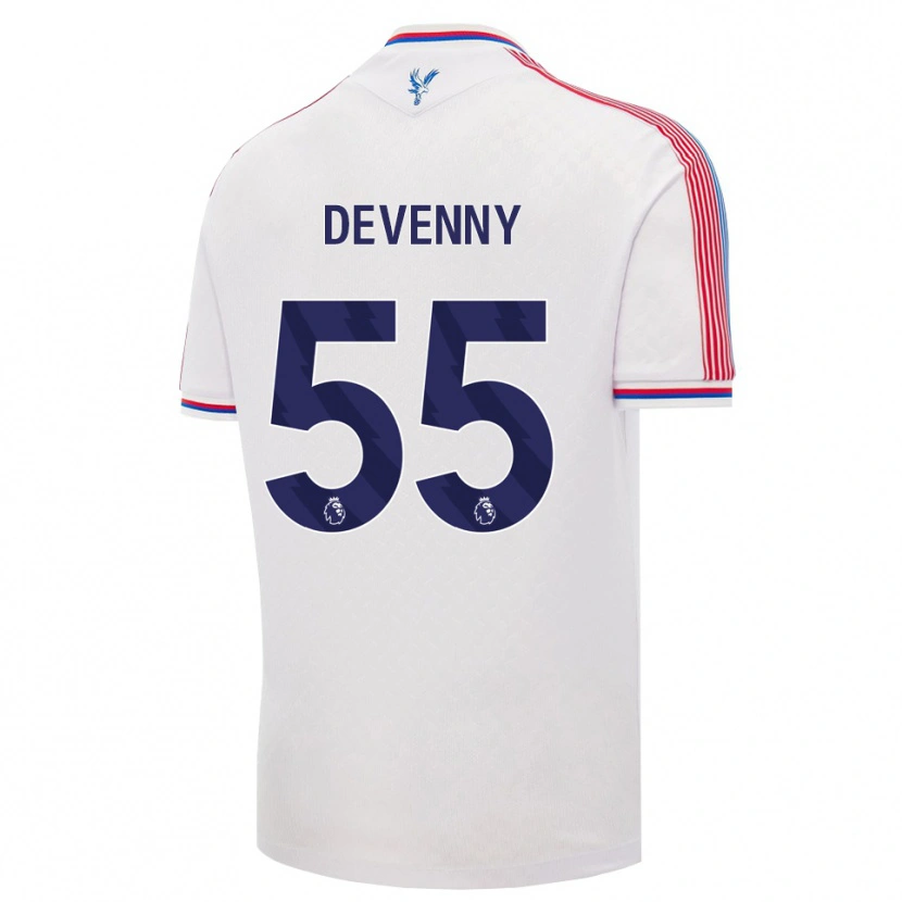 Danxen Men Justin Devenny #55 White Red Blue Home Jersey 2026/27 T-Shirt