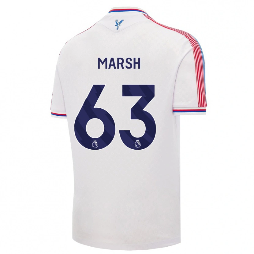 Danxen Men Zach Marsh #63 White Red Blue Home Jersey 2026/27 T-Shirt