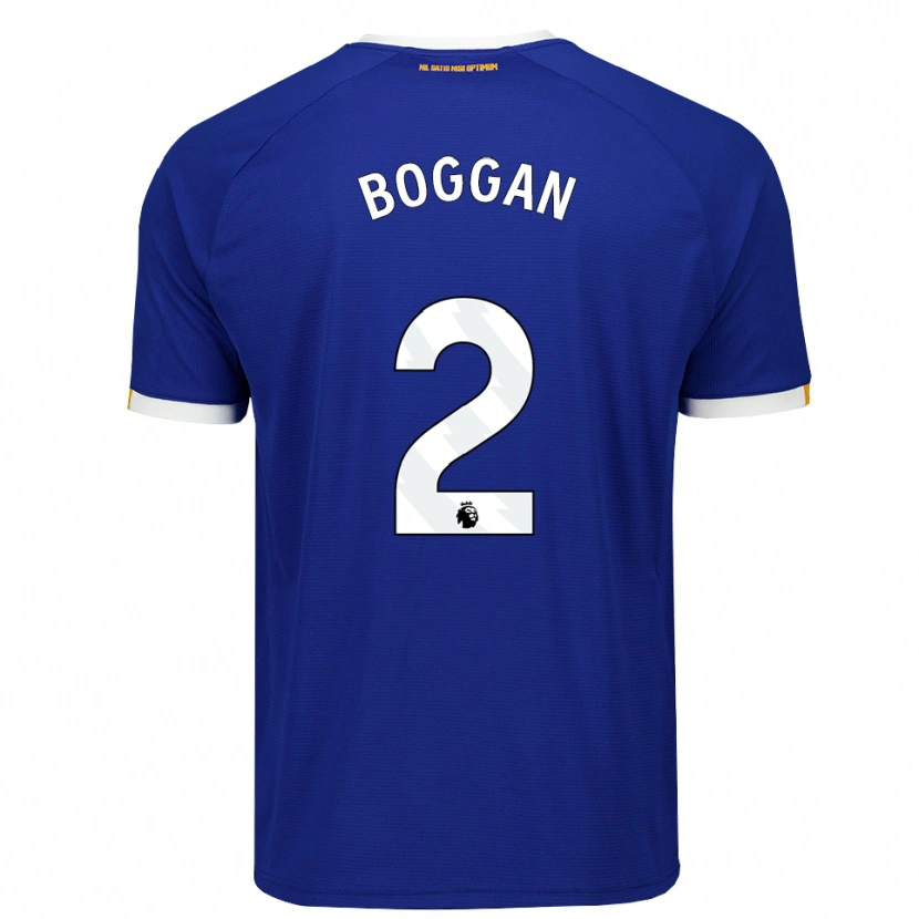 Danxen Men Francis Boggan #2 Blue White Yellow Home Jersey 2026/27 T-Shirt