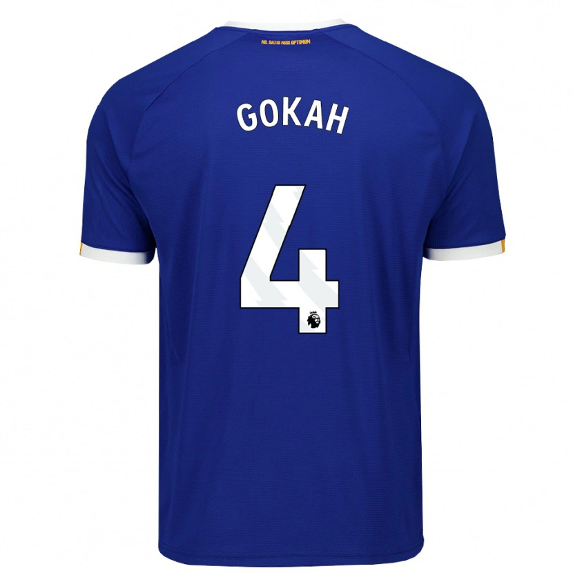 Danxen Men Reuben Gokah #4 Blue White Yellow Home Jersey 2026/27 T-Shirt