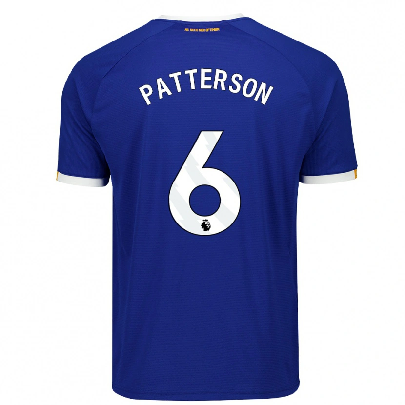 Danxen Men Jack Patterson #6 Blue White Yellow Home Jersey 2026/27 T-Shirt